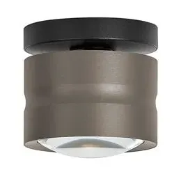 Elements LED-Deckenleuchte Mika Alu, Eisen, Stahl & Metall Braun Bronze