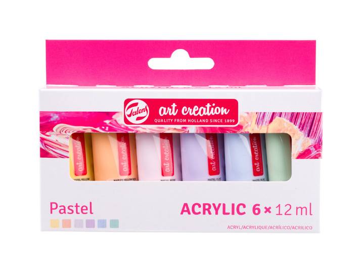 Talens Acryl Set 6X12 ml Pastell