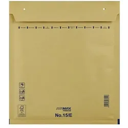 Øvrige, Briefumschlag, Briefumschläge Airfickor 220 x 265 mm Braun Papier 100 Stück (100x)