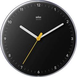 Braun 67684 Funk Wanduhr 230 mm Schwarz