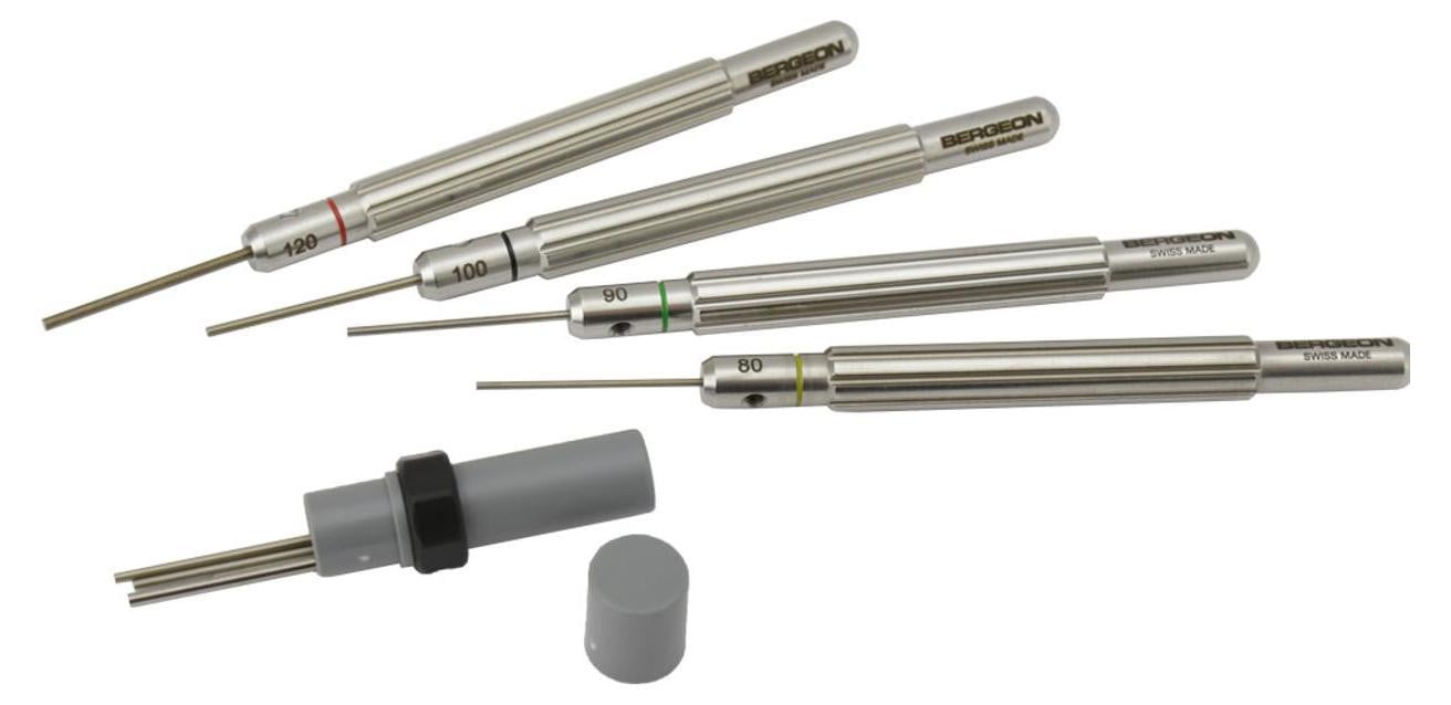 Bergeon 16988-P04 Horlogeband Pin Punch Tool Kit - 4-delige Set