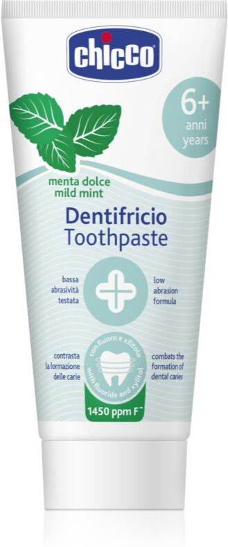 Chicco Toothpaste Mild Mint dentifrice pour enfants dès 6 ans 1 pcs
