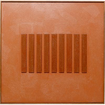 Leinwandbild KARE DESIGN "Art Row Braun 100x100cm", braun (farbe bild(er): braun), B:100cm H:100cm T:4cm, Baumwolle, MDF, Massivholz, Bilder, Leinwandbild