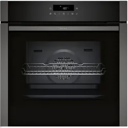 Neff N 50, Backofen, 60 x 60 cm, Graphite-Grey, B6ACJ7AG3, Backofen Einbau, Schwarz, Grau