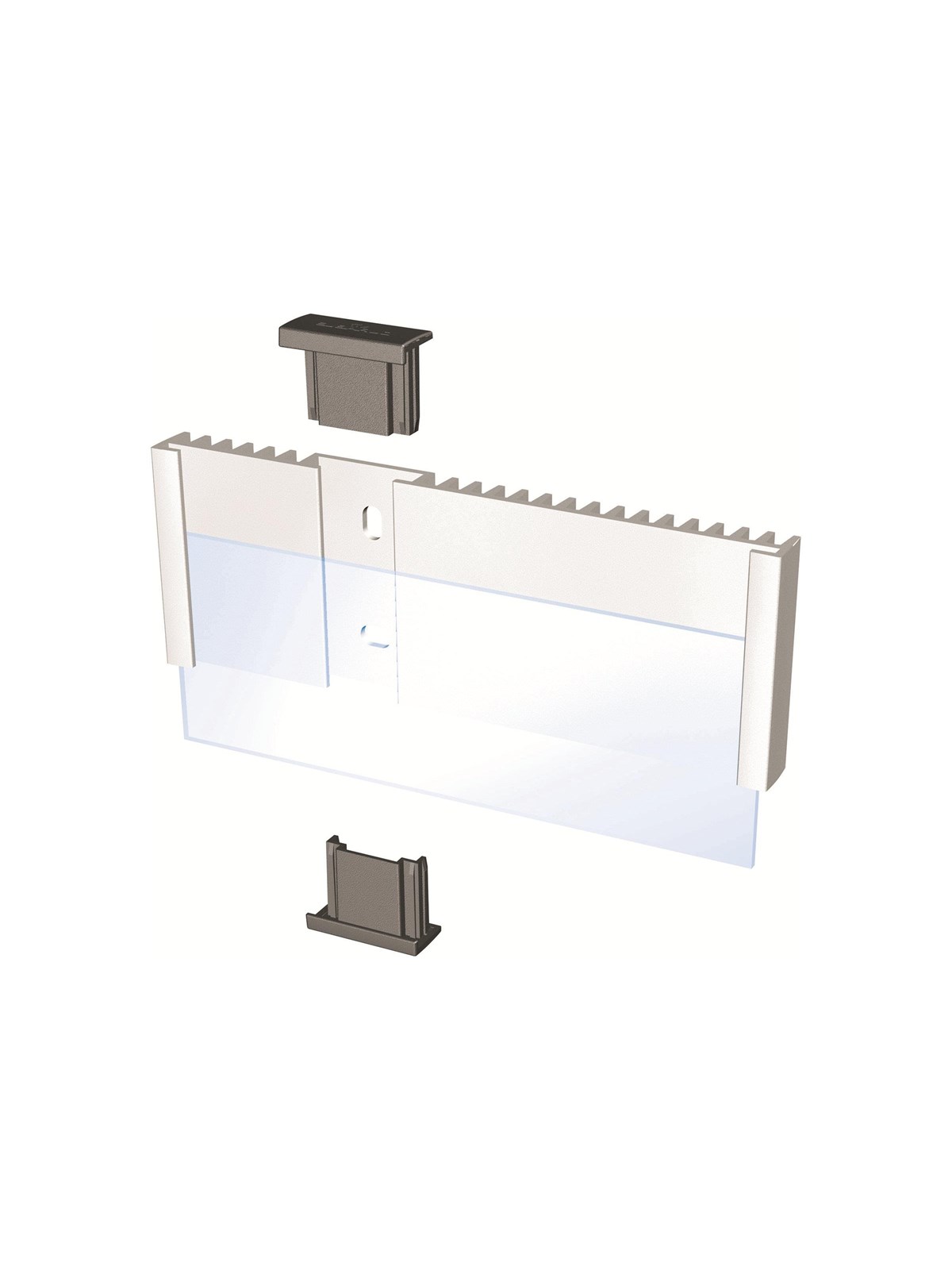 DURABLE Türschild mit modernem Alurahmen und Kartoneinlage. Zum Anschrauben, inkl. Montageset.