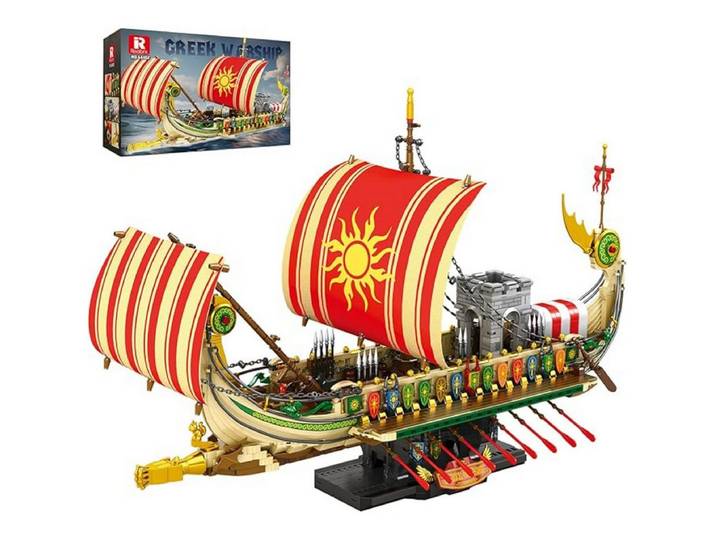 Reobrix 66102 Spielbausteine, (Konstruktionsspielzeug, 2982 St., Bauset), Großformatiges 80 cm Displaymodell