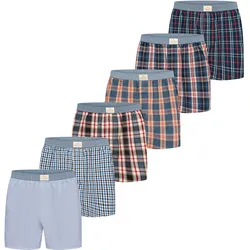 Luca David Herren Boxer Karos 6er Pack