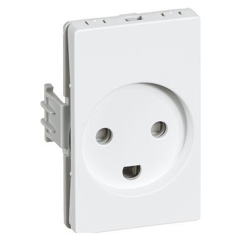 LK Clic'line-Steckdose 2-polig mit Erde 16A 250V weiss. (501F6011)
