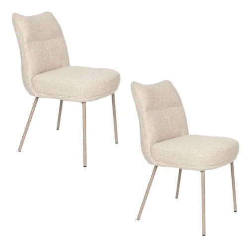 Housecraft Living Jacques eetkamerstoelen met armleuningen (set van 2)