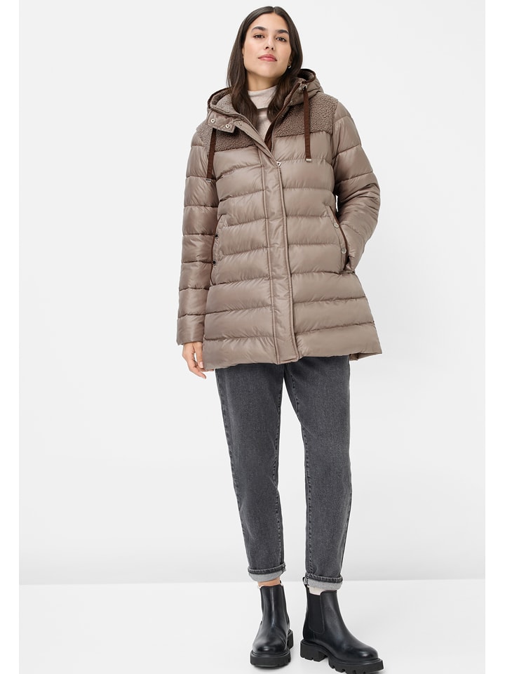 Fuchs Schmitt Steppmantel in Taupe - 36