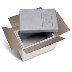 VEPATIM 24x Isolierboxen mit Deckel aus NeoporR 330 x 225 x 225mm 7,3 Liter inkl. Umkarton