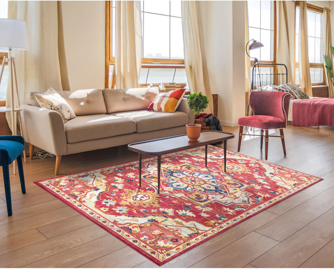 Latitude Vive Oliverson Rectangle Floral Kilim Area Rug Rectangle 160cm x 230cm