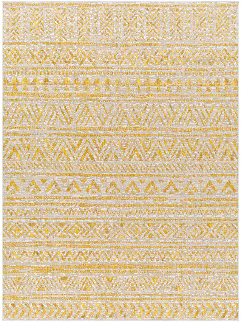 Natur Pur Marion Indoor & Outdoor Boho Saffron Rug Ivory;Mustard Rectangle 200 x 275cm