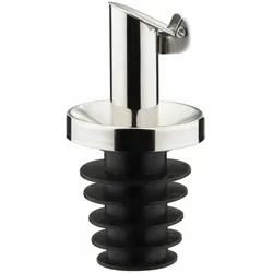 Westmark Ausgießer Inox Öl-Spezial, PE-Kork, Metallkläppchen, 47822180