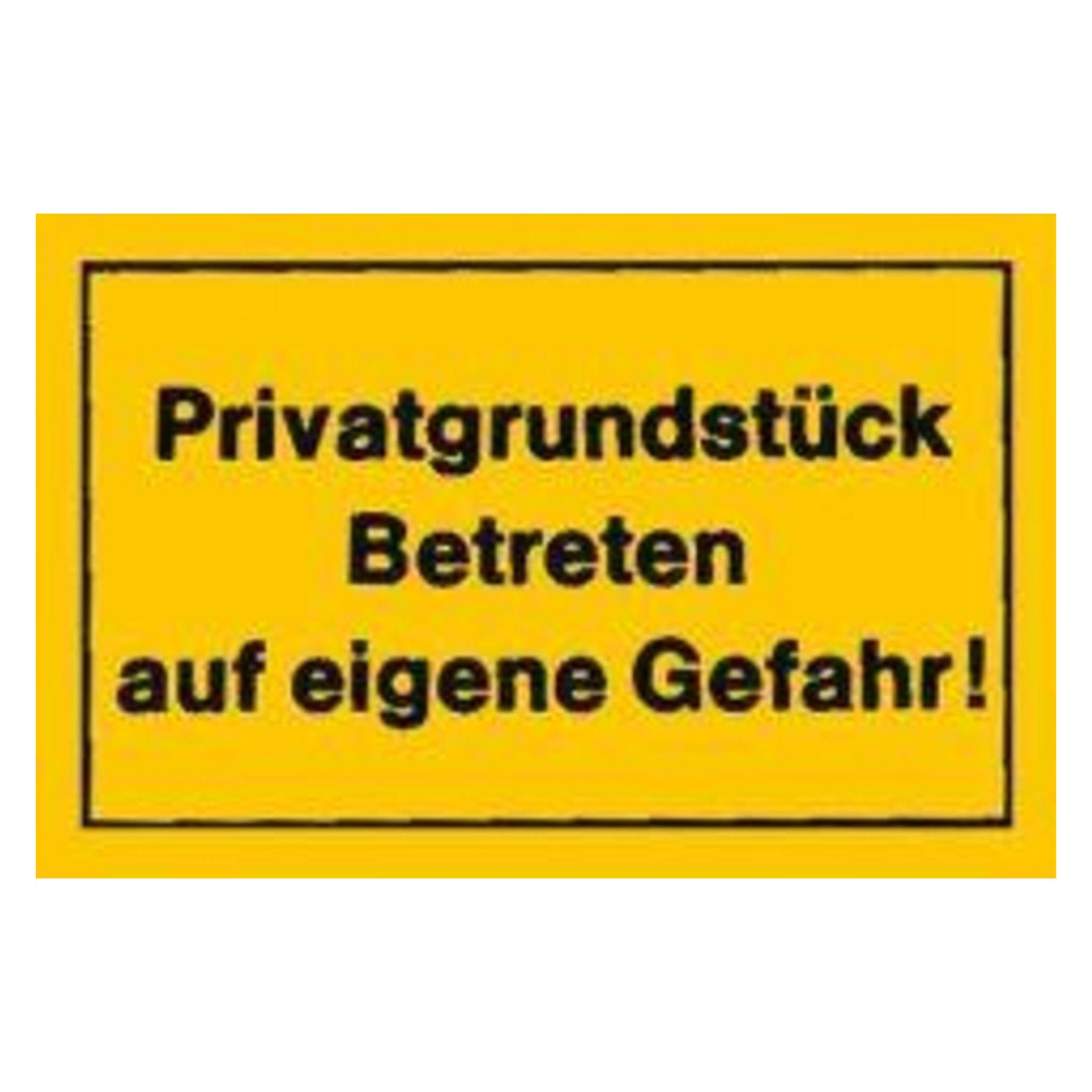 Magni Verbotsschilder Privatgrundstück betrete (4317784368001)
