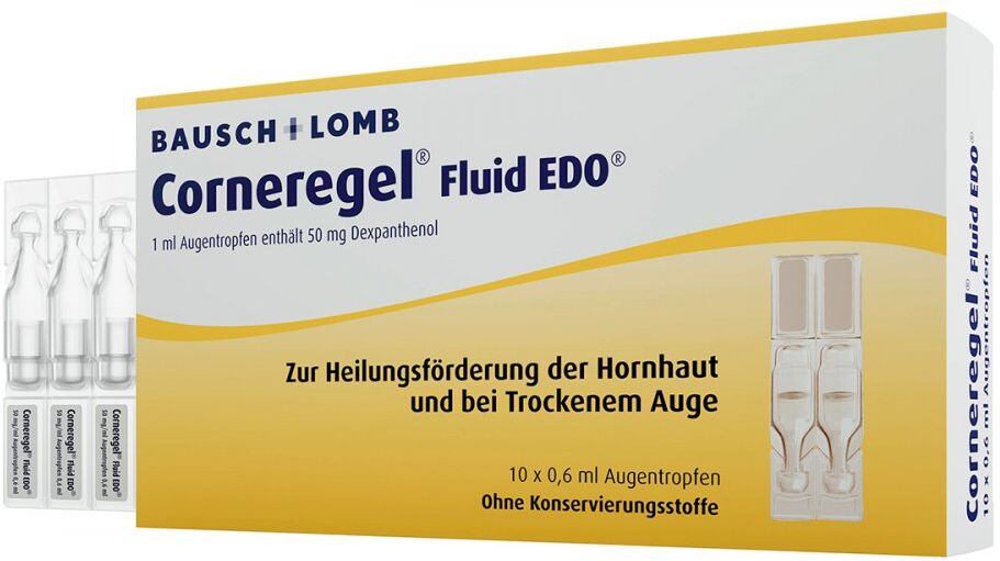 Corneregel Fluid EDO unterstützt die Wundheilung am Auge