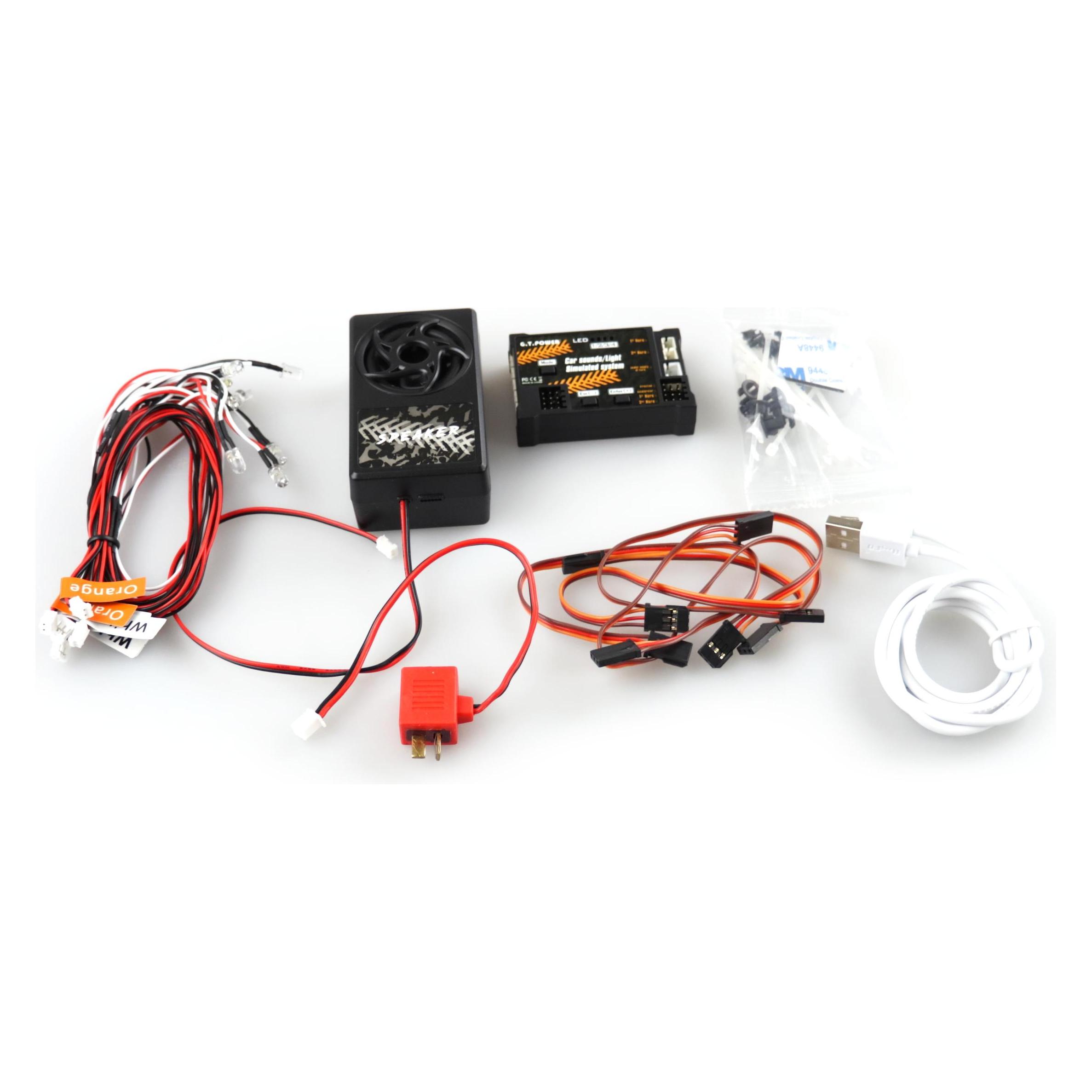 Amewi Sound & Lichtsystem mit Kontrolleinheit 4,5V-6V (28965)