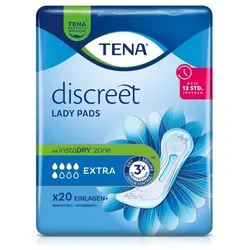 TENA LADY Discreet Inkontinenz Einlagen extra 12X20 St
