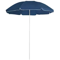 Helloshop26 - Außenschirm mit Stahlmast 180 cm blau 02_0008201