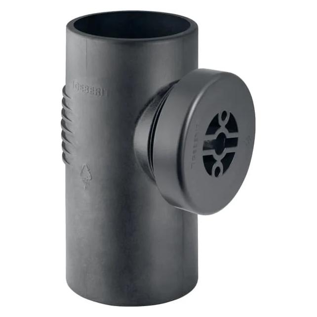 Geberit Silent-db20 Reinigungsstück 90° mit runder Serviceöffnung d160 (4001376)