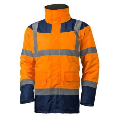 Coverguard - HV Parka gesteppt orange marineblau KETA Orange / Marineblau Größe XL