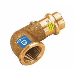 Sanpro Pressfitting 90° Winkel - Bogen mit Innengewinde, Größe V 22 - 1"
