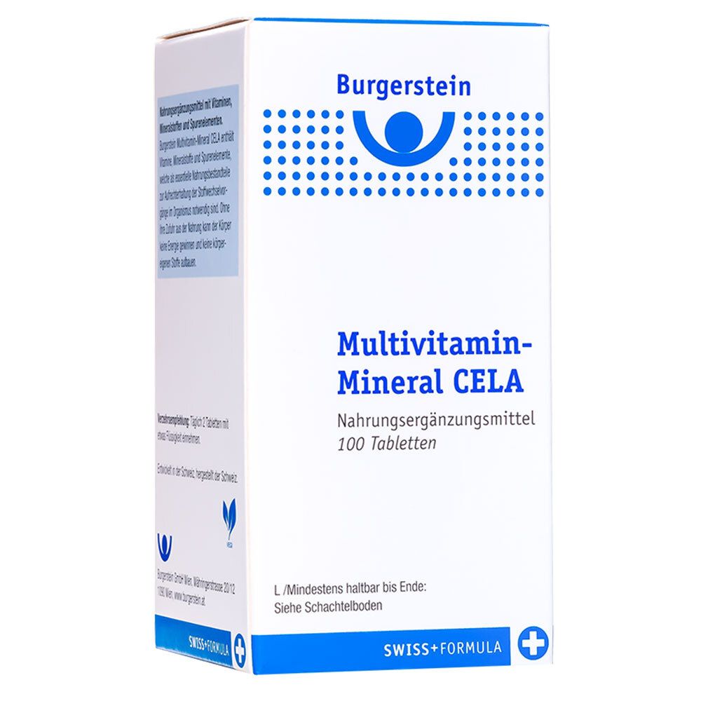Burgerstein Multivitamin Mineral Cela Tabletten 100 St