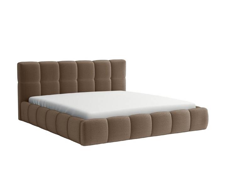 Fun Möbel Polsterbett Bett Doppelbett GIOTTO (inkl. Holzlattenrost), mit oder ohne Matratze