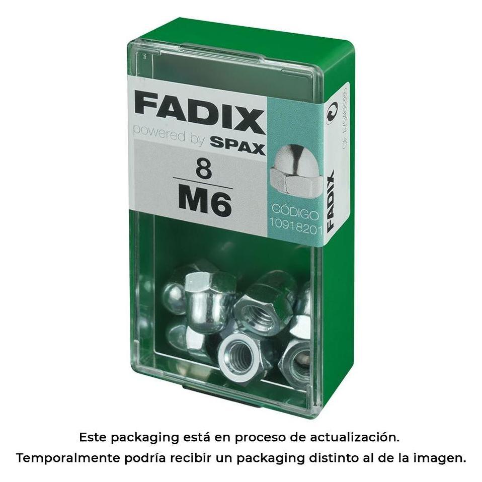 Fadix Box s 8 Stück. Zink-Blindmutter m 6 (M6) (49376963)