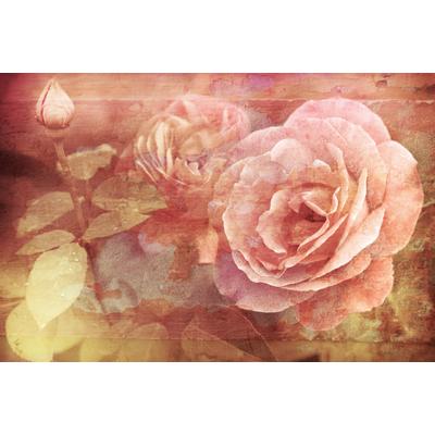 Fototapete PAPERMOON "Vintage Florals", bunt, B:2,5m L:1,86m, Vlies, Tapeten