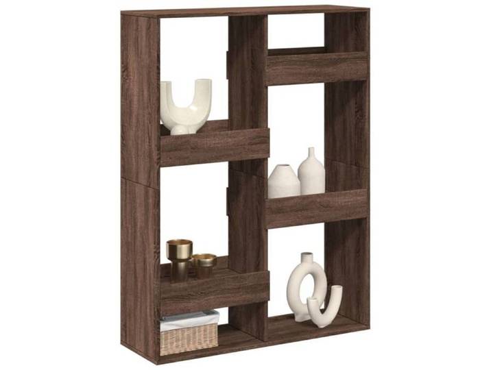 NEW 2026  Bibliothèque 1 pc cabinet de livres pour salon chêne marron 100x33x135cm bois ingénierie L891