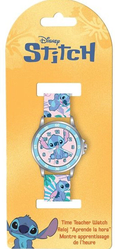 Montre analogique apprentissage de l'heure Stitch - Kids Euroswan