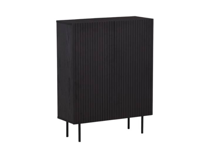 Design Highboard „Björkön“ Eiche Schwarz VE DESIGN