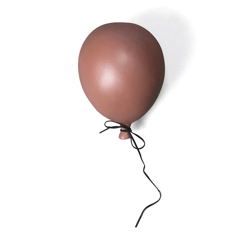 Byon Ballon decoratie Dusty red 17 cm