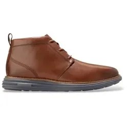 Cole Haan für Herren. C38686 Grand Remastered Stiefeletten aus original Leder in Braun (42), Wohnung, Schnürsenkel, Lässig