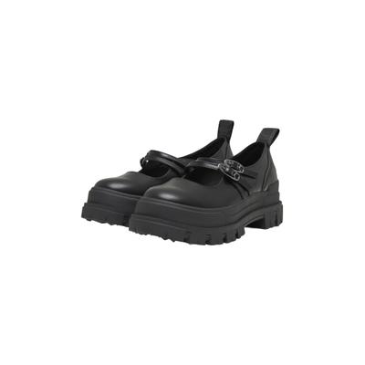 Sneaker BUFFALO "Buffalo ASPHA BALLERINA SP", Damen, Gr. 38, schwarz, Polyurethan, unifarben, Schuhe Sneaker
