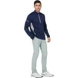 Callaway Layer Textured 1/4 Zip, navy