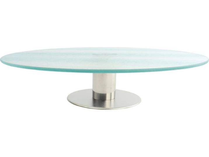 OTIX Taartplateau - Luxe - Glas - Met Voet - Draaibaar - Taartschaal - Taartbord - Cake