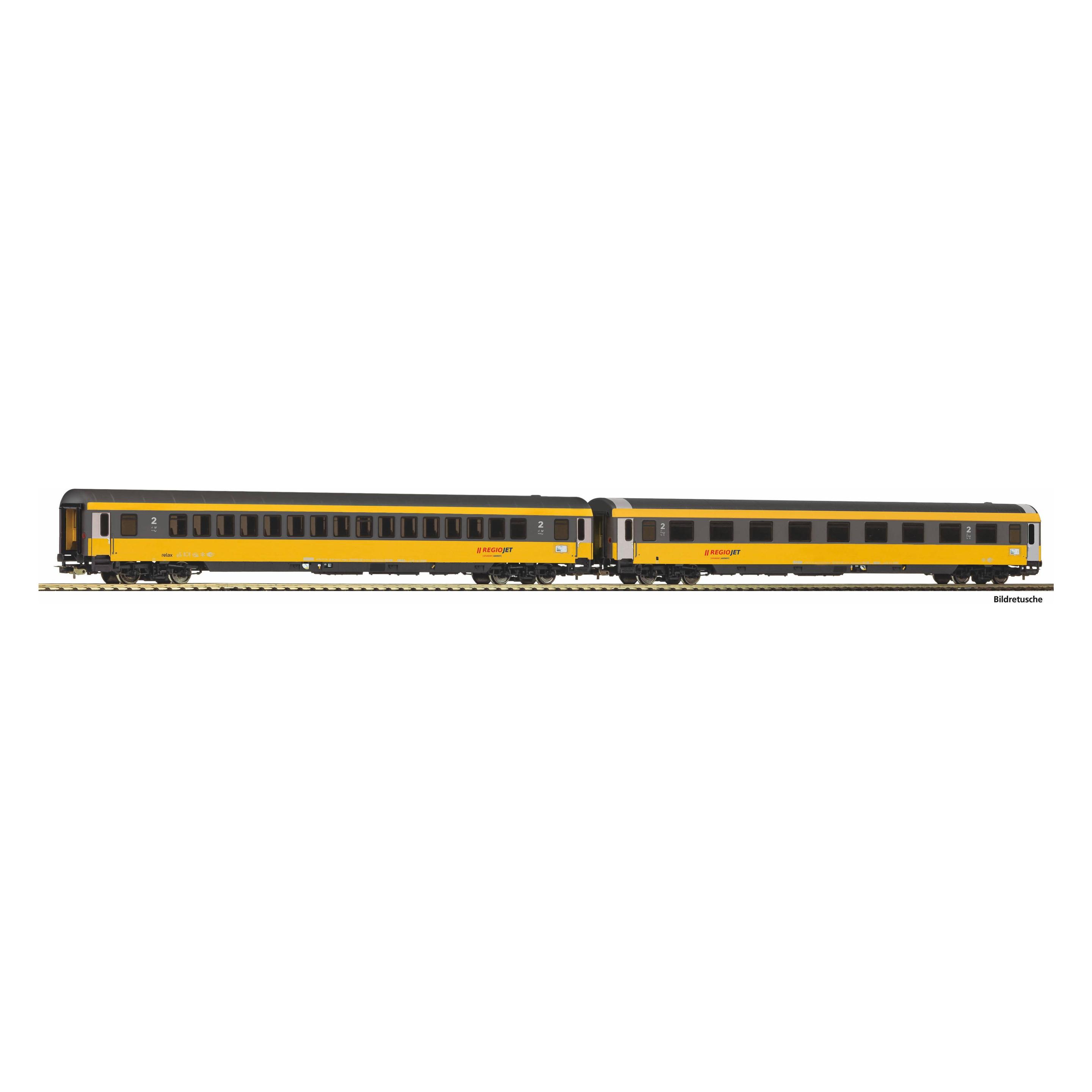 Piko 2er Set Personenwg. Regiojet Ep VI (Spur H0) (28323)