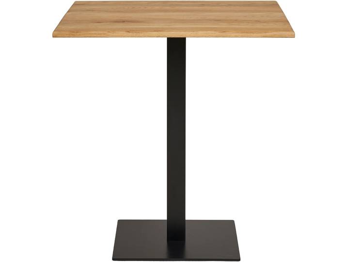 Bistrotisch Ostara natur/schwarz Eiche Natur/Metall B 70 H 75 cm