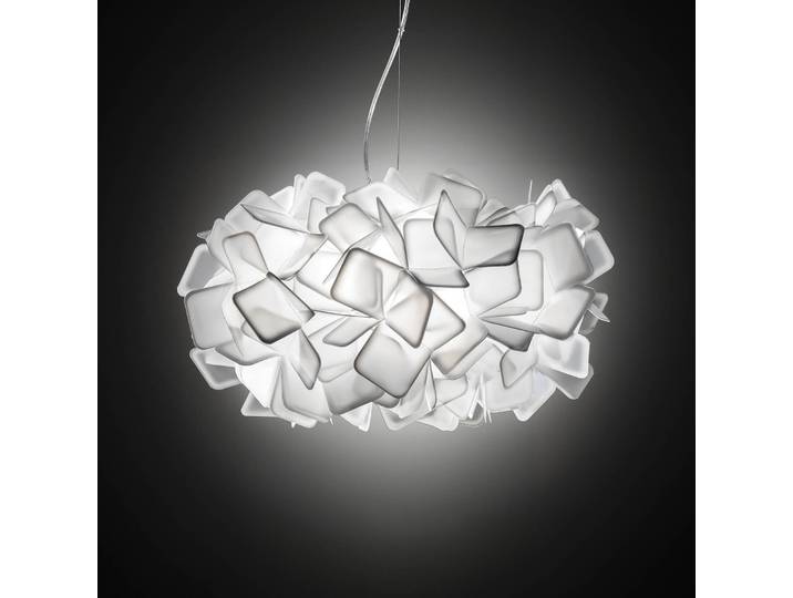 Suspension Clizia blanche - Slamp - Salon / séjour - Design - Plastique - Multi-ampoules