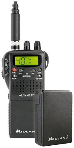 Midland Alan 42 DS Power Bundle C1267.S1 CB-Handfunkgerät