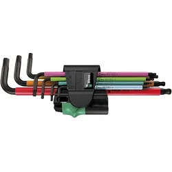 Winkelschlüsselsatz Wera 7-teilig BlackLaser 1,5 - 6,0mm, 7-teilig, mit Magnet