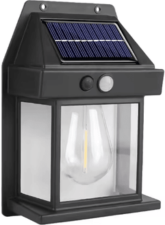 Inspire Essentials SolarRay Outdoor Solar Powered Street Light black