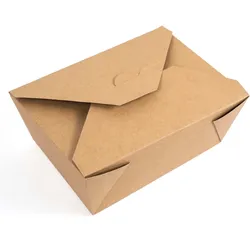 Kraft Delivery Box No.8 19x15x6,5 cm 50 Stück