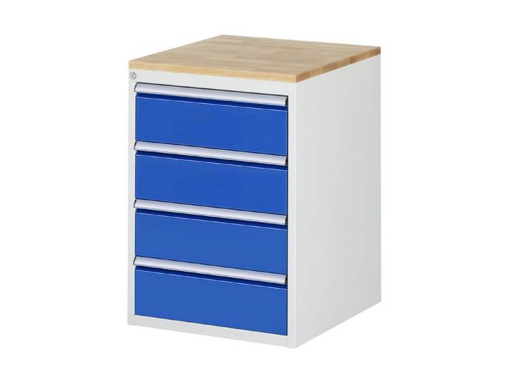RAU Hängeregisterschrank Rau Schubladenschrank Buche-Top und 4 x Schubl.-L 4x180mm