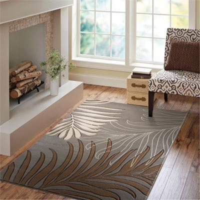 MDA Rugs Glamour Dark Brown/Black Polypropylene Area Rug