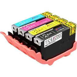 4 Kompatible Tinten ersetzt Canon CLI-65 Multipack KCMY