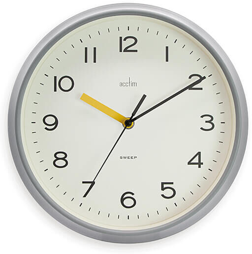 Acctim Rhea Pigeon Grey Wall Clock