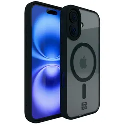 Incipio Velocity MagSafe - Hülle für iPhone 16 (Clear / Schwarz)